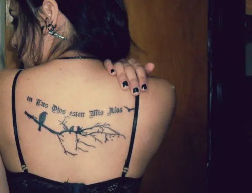 Tatuajes tumblr mujeres frases - Imagui