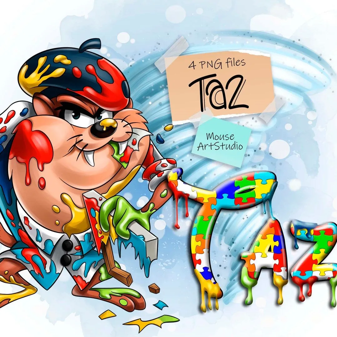 Taz PNG Demonio de Tasmania Taz-Mania Ilustración digital - Etsy México Taz PNG Demonio de Tasmania Taz-Mania Ilustración digital - Etsy México
