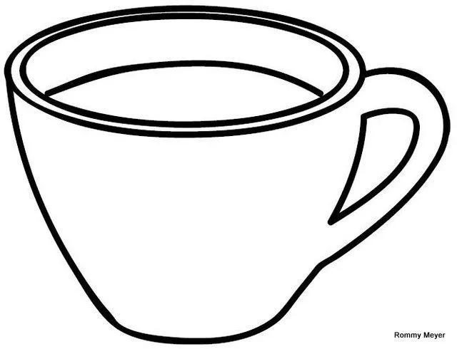Dibujos para colorear de tazas - Imagui
