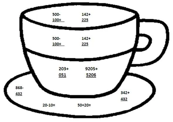 TAZA CALIENTE PARA COLOREAR - Imagui