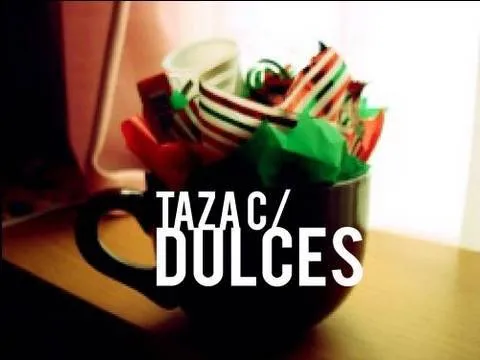Taza con dulces para regalar - YouTube