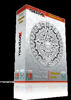 Tdesignx Material para Diseño: Calendario Azteca Vector y PSD Tdesignx Material para Diseño: Calendario Azteca Vector y PSD