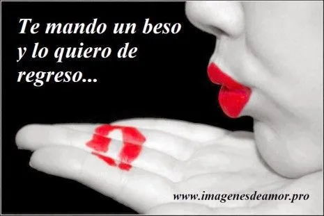 te-mando-un-beso | frases☆!!! | Pinterest