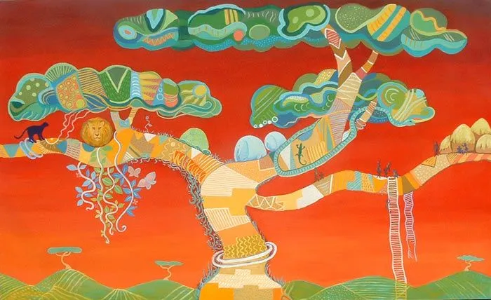 El árbol africano | Pintura y Artistas