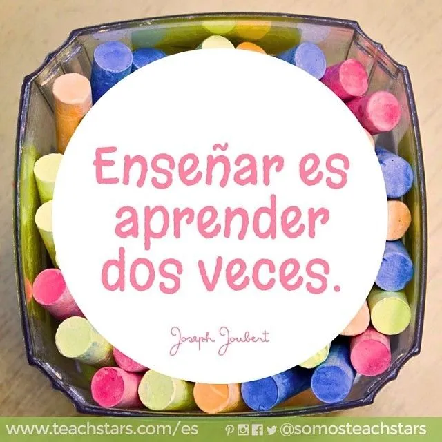Somos Teachstars — ¡Feliz Lunes Teachstars! Nunca olviden que...