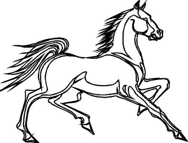 Dibujos de caballos para imprimir y colorear Dibujos de caballos para imprimir y colorear