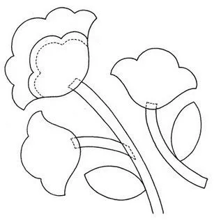 Tecendo Sonhos: Moldes de flores... muitas flores!!