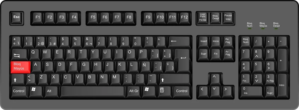 El teclado | Curso de Informática Básica