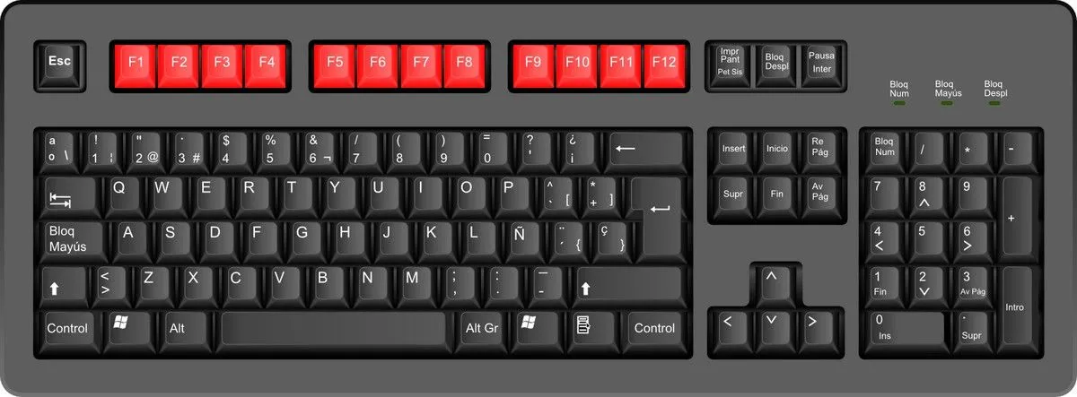 El teclado | Curso de Informática Básica