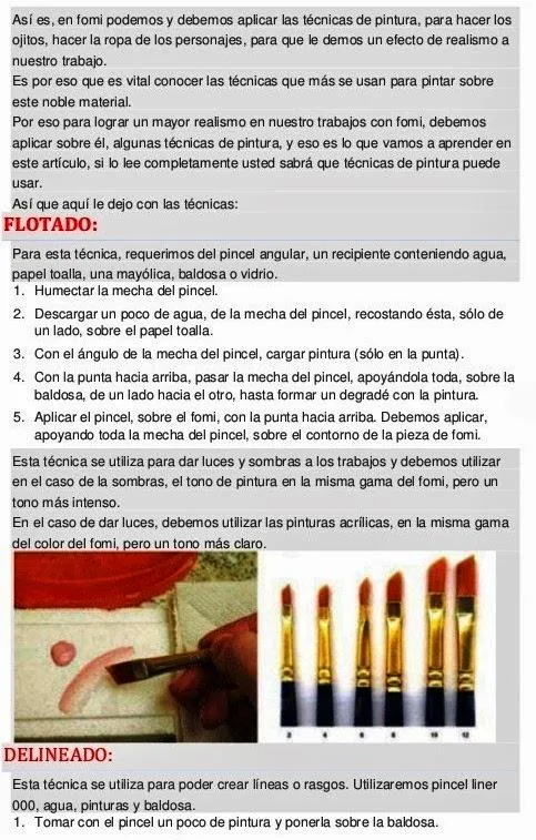 Tecnica de pintura para goma eva - Paperblog Tecnica de pintura para goma eva - Paperblog