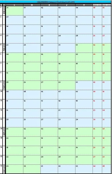 Tecnología habitual: Calendario Compact primer cuatrimestre 2013 Tecnología habitual: Calendario Compact primer cuatrimestre 2013