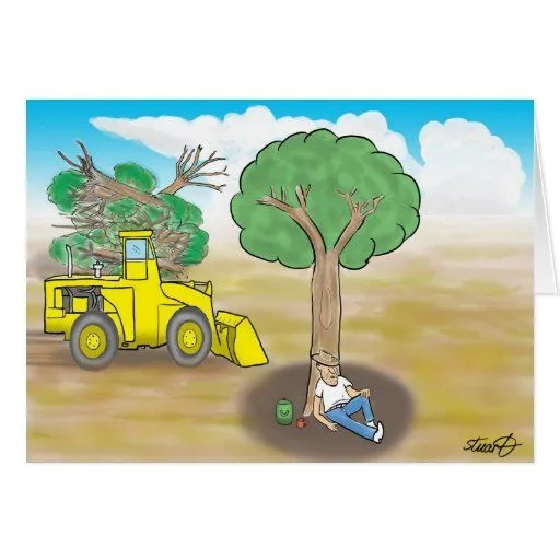 La tecnología y el hombre destruyen los arboles | Publish with ...