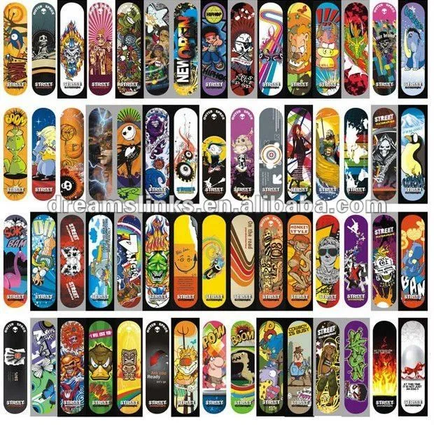 New Mini Tech Skate Board Skateboard 60 Designs Deck Alloy - Buy ...