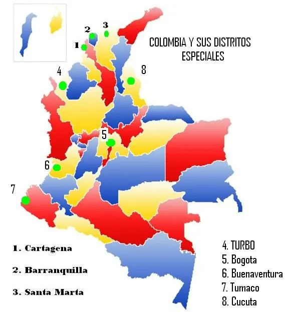TECNOLOGIAS Y DINERO: Colombia y sus Distritos Especiales TECNOLOGIAS Y DINERO: Colombia y sus Distritos Especiales