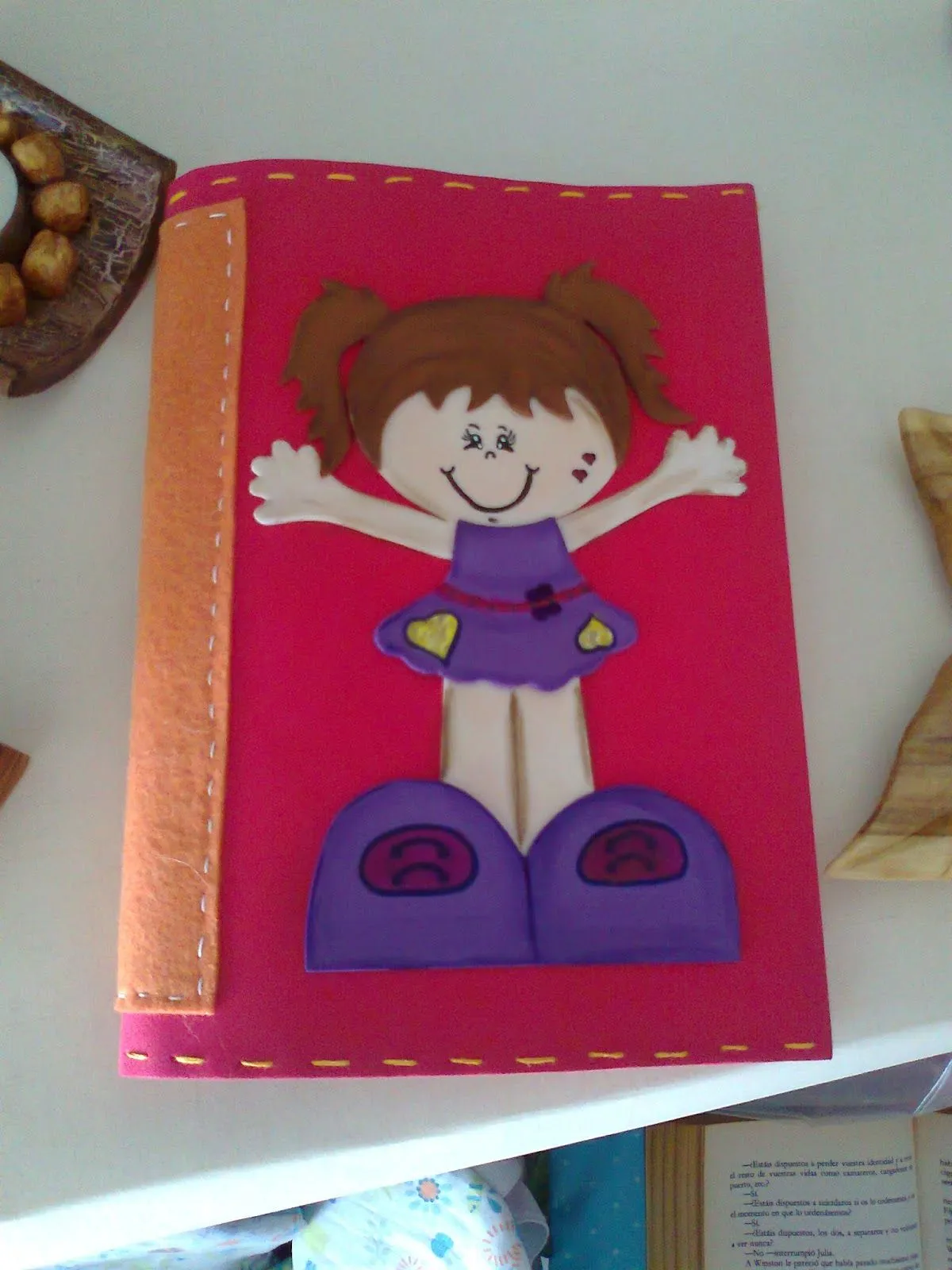 Las Tejas De Marisa: Fundas de Cuadernos (goma eva)