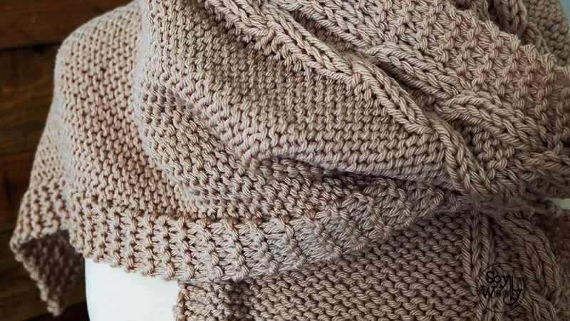 Teje una Bufanda con Capucha fácil en dos agujas | Soy Woolly Teje una Bufanda con Capucha fácil en dos agujas | Soy Woolly