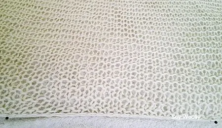 Teje un chal triangular fácil y rápido con dos agujas o palillos ...