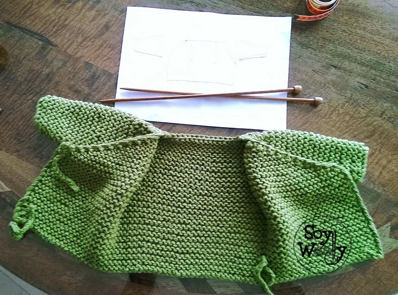 Teje una chaqueta, jersey, saquito de bebé con dos agujas | Soy Woolly Teje una chaqueta, jersey, saquito de bebé con dos agujas | Soy Woolly