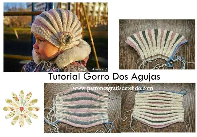 Cómo se teje el gorro "Casquillo Ruso" paso a paso / Tutorial ...