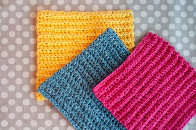 Las Teje y Maneje: CROCHETED DISHCLOTHS Las Teje y Maneje: CROCHETED DISHCLOTHS