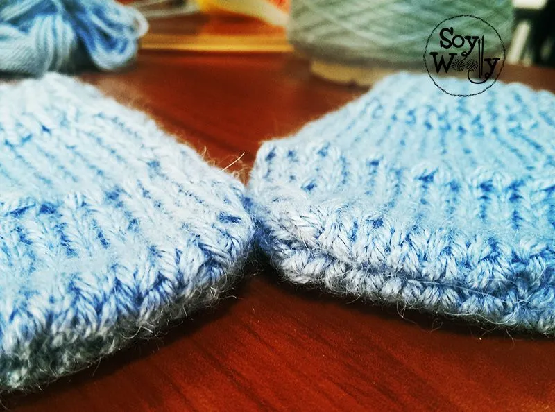 Teje mitones o manoplas para bebé con dos agujas | Soy Woolly Teje mitones o manoplas para bebé con dos agujas | Soy Woolly