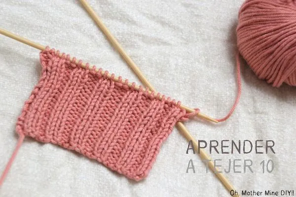 tejer con dos agujas | Aprender manualidades es facilisimo.com