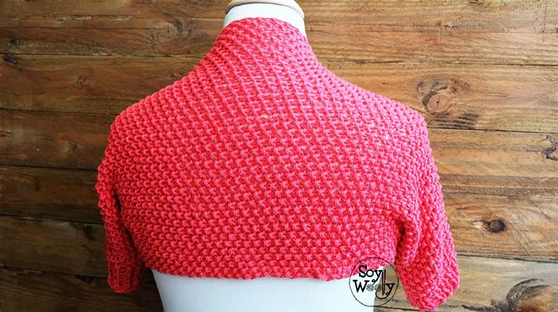 Cómo tejer un bolero o mañanita fácil en dos agujas | Soy Woolly Cómo tejer un bolero o mañanita fácil en dos agujas | Soy Woolly