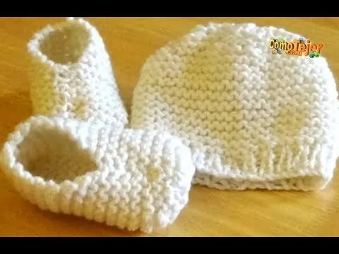Como Tejer Boticas y Gorro 1a.Parte 2 Agujas (185) - YouTube Como Tejer Boticas y Gorro 1a.Parte 2 Agujas (185) - YouTube