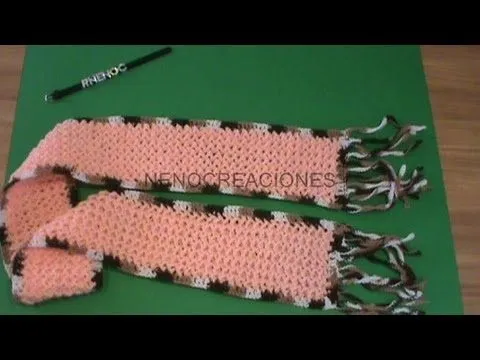 1 DE 2 COMO TEJER BUFANDA TRIDIMENSIONAL DECORADA GANCHILO CROCHET ... 1 DE 2 COMO TEJER BUFANDA TRIDIMENSIONAL DECORADA GANCHILO CROCHET ...