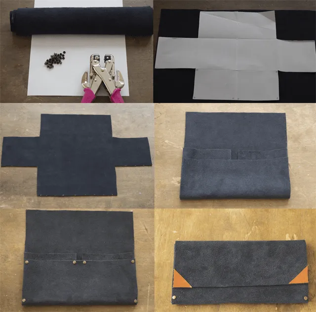 Como hacer un Monedero-Cartera sin costuras - enrHedando Como hacer un Monedero-Cartera sin costuras - enrHedando