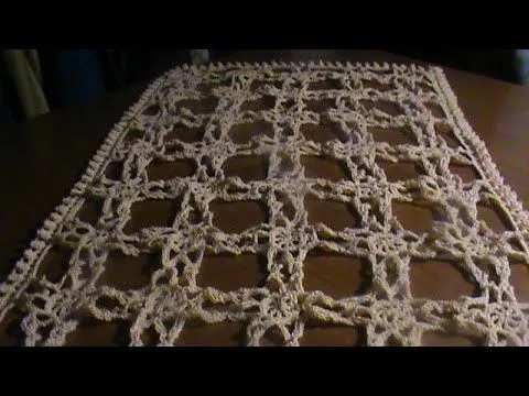 Cómo tejer un centro de mesa a crochet o gancho : ) 1a. Parte de 3 ... Cómo tejer un centro de mesa a crochet o gancho : ) 1a. Parte de 3 ...