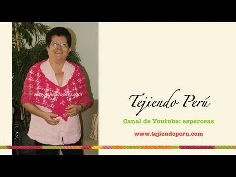 Cómo tejer un chal (shawl) o punta a crochet - YouTube Cómo tejer un chal (shawl) o punta a crochet - YouTube