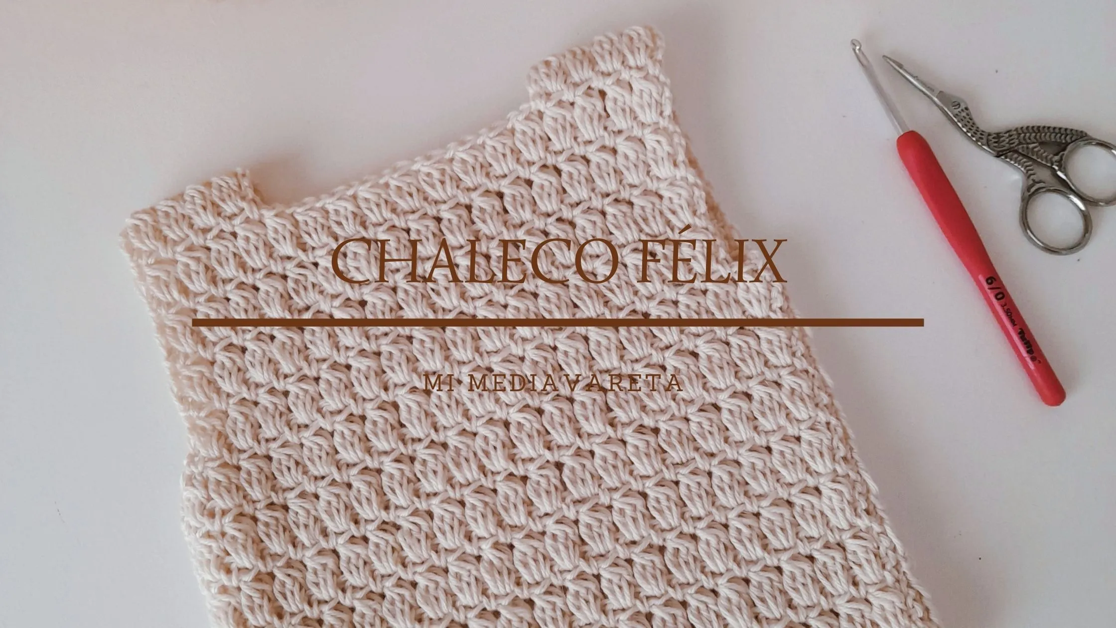 Cómo tejer Chaleco a crochet niño/niña 