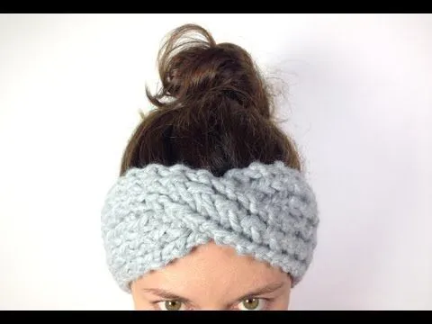 Cómo tejer una cinta turbante / diadema de lana en telar (Tutorial ... Cómo tejer una cinta turbante / diadema de lana en telar (Tutorial ...