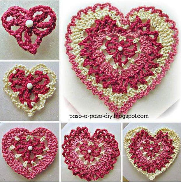 Cómo tejer un corazón al crochet paso a paso / Mini tutorial en ... Cómo tejer un corazón al crochet paso a paso / Mini tutorial en ...