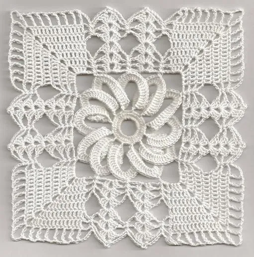 COMO TEJER CUADRO A CROCHET CON PATRÓN MUY FÁCIL ESQUEMA ... COMO TEJER CUADRO A CROCHET CON PATRÓN MUY FÁCIL ESQUEMA ...