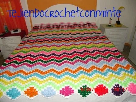 Como tejer cubrecamas a crochet - Imagui