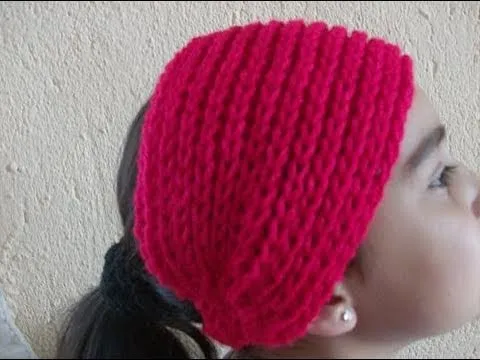 1 DE 3 COMO TEJER DIADEMA PUNTO INGLES DOS AGUJAS, PALILLOS ... 1 DE 3 COMO TEJER DIADEMA PUNTO INGLES DOS AGUJAS, PALILLOS ...