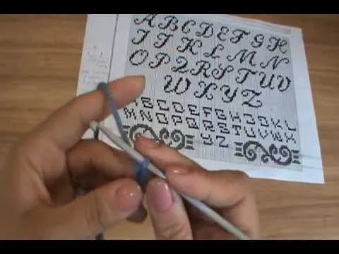 1 DE 3 COMO TEJER DISEÑO DE LETRAS PUNTO DE CRUZ EN GANCHILLO ... 1 DE 3 COMO TEJER DISEÑO DE LETRAS PUNTO DE CRUZ EN GANCHILLO ...