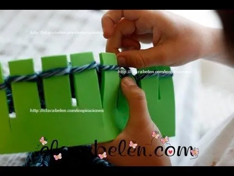 Tejer con goma eva o foami Parte 2 - YouTube