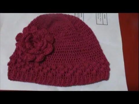 Como Tejer Gorro Para Niña en Crochet - YouTube