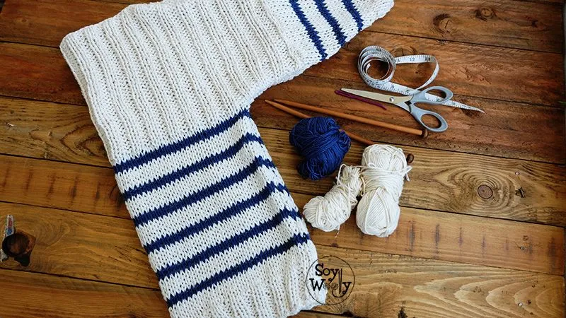 Cómo tejer un Jersey/Suéter básico de punto con mangas | Soy Woolly Cómo tejer un Jersey/Suéter básico de punto con mangas | Soy Woolly