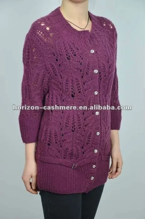 De tejer a mano pesada de la rebeca-Suéter-Identificación del ...