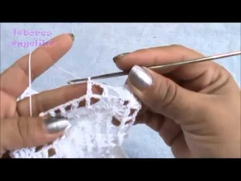 COMO TEJER UN MANTEL DE NOCHEBUENAS A CROCHET PARTE 3(HILERA 15 A ...