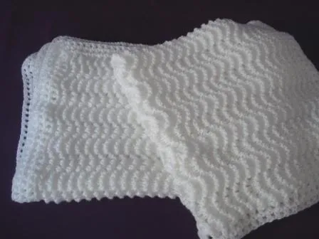 Mantilla para bebé paso a paso - Imagui