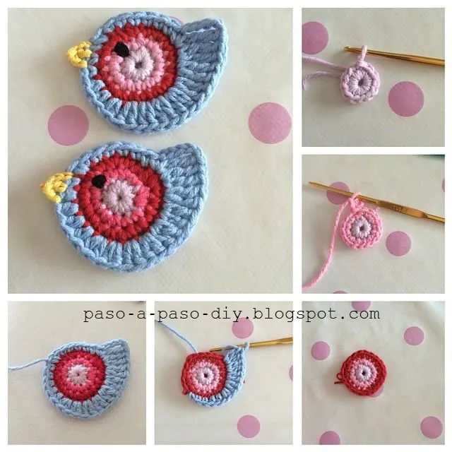 Cómo tejer pajaritos crochet - DIY - Paso a Paso Cómo tejer pajaritos crochet - DIY - Paso a Paso