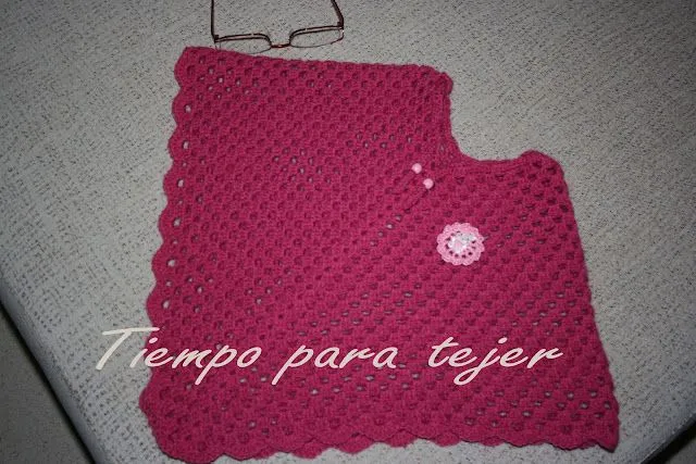 Tiempo para tejer : Poncho para mi sobrina de crochet Tiempo para tejer : Poncho para mi sobrina de crochet