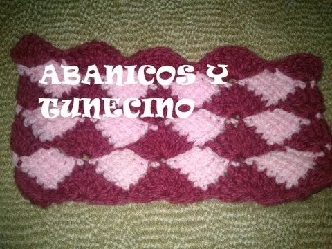 COMO TEJER PUNTADA FANTASIA A CROCHET ABANICOS Y TUNECINO(TUTORIAL ... COMO TEJER PUNTADA FANTASIA A CROCHET ABANICOS Y TUNECINO(TUTORIAL ...