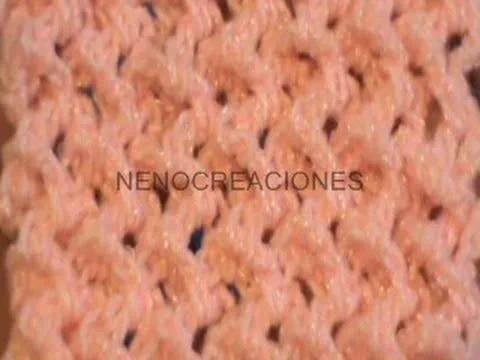 COMO TEJER PUNTADA PUNTO TRIDIMENSIONAL EN GANCHILLO CROCHET - YouTube