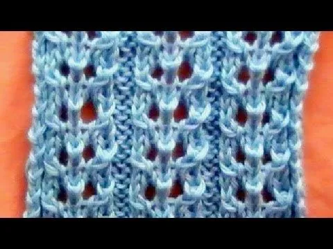 Como Tejer Punto Garbanzo Popcorn Stitch 2 agujas ( Como Tejer Punto Garbanzo Popcorn Stitch 2 agujas (